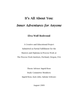 It`s All About You: Inner Adventures for Anyone