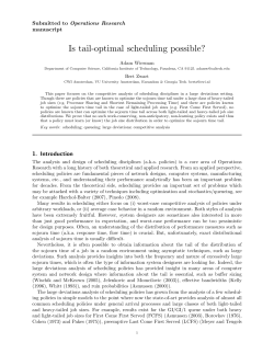 Is tail-optimal scheduling possible?