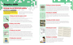 Enquiry skills - Pearson-Global