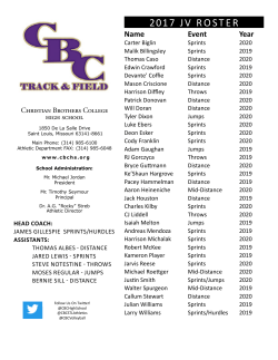 Junior Varsity - CBC Athletics