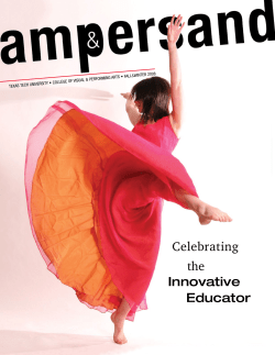 Celebrating Innovative Educator - Texas Tech University Departments
