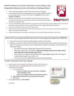 PawPrint allows you to print a document on your