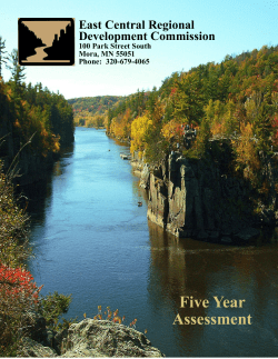 Five Year Assessment - East Central Regional Development