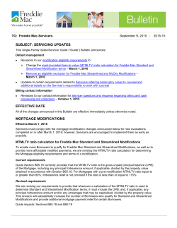 Bulletin 2015-15 (Servicing)