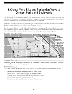 5. Create More Bike and Pedestrian Ways to Connect Parks and
