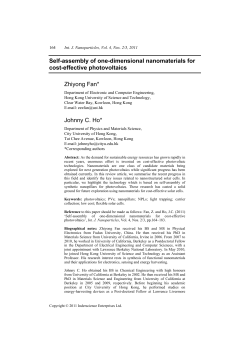 Self-assembly of one-dimensional nanomaterials for cost
