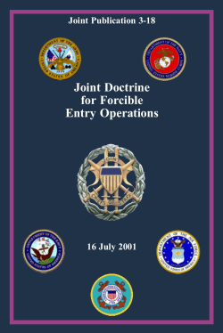 Joint Doctrine for Forcible Entry Operations