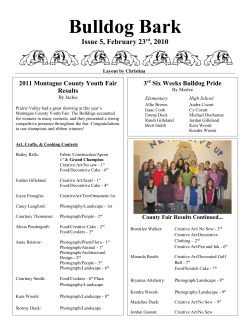 Bulldog Bark - Prairie Valley ISD