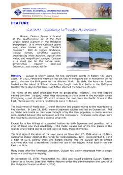 CALICOAN ISLAND - Philippine Statistics Authority