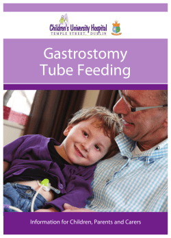 Gastrostomy Tube Feeding