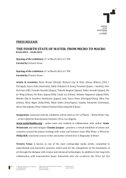 THE FOURTH STATE OF WATER: FROM MICRO TO MACRO
