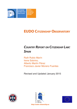 eudo citizenship observatory - Cadmus, EUI Research Repository