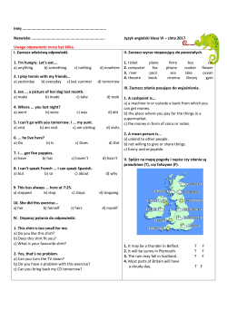 Imię ...........................................................