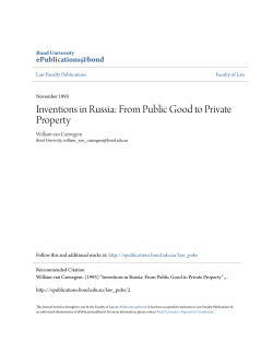 - ePublications@bond