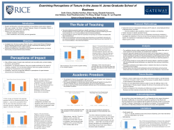 Perceptions of Impact Academic Freedom The Role of Teaching