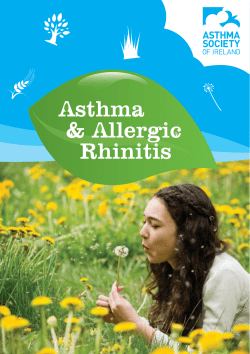 Allergic Rhinitis - Asthma Society of Ireland