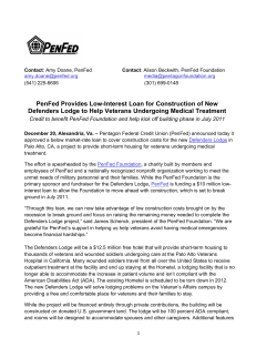 PenFed Provides Low-Interest Loan for Construction of New