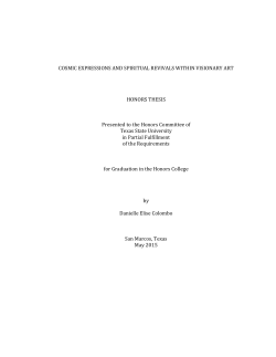 COSMIC EXPRESSIONS AND SPIRITUAL REVIVALS WITHIN