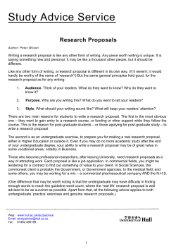 Study Advice Service