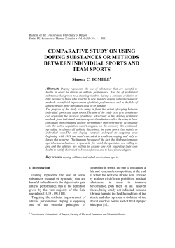 comparative study on using doping substances or methods between