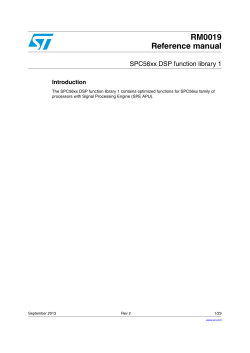 RM0019 - STMicroelectronics