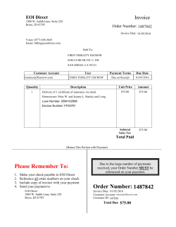Please Remember To: Order Number