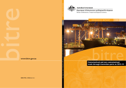 Containerised and non-containerised trade through Australian ports
