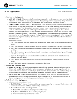 Outline PDF - Bethany Church