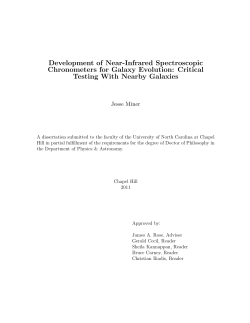 Development of Near-Infrared Spectroscopic