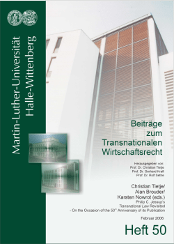 Philip C. Jessup`s Transnational Law Revisited