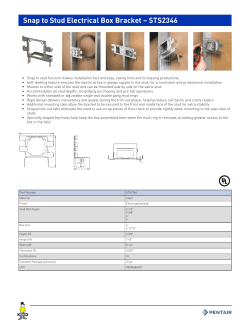Snap to Stud Electrical Box Bracket - STS2346 - CADDY