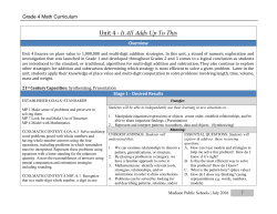 Unit 4 - Madison Public Schools
