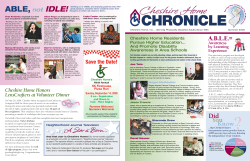 Newsletter - Cheshire Home