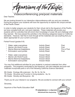 the pre- and post-materials.