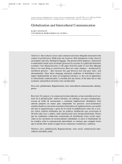 Globalization and Intercultural Communication - e