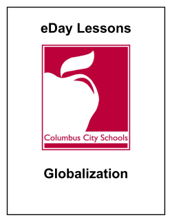 Globalization - Columbus City Schools