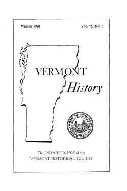 History - Vermont Historical Society