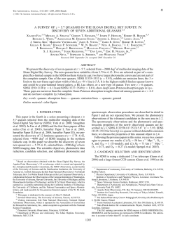 A SURVEY OF z > 5.7 QUASARS IN THE SLOAN DIGITAL SKY