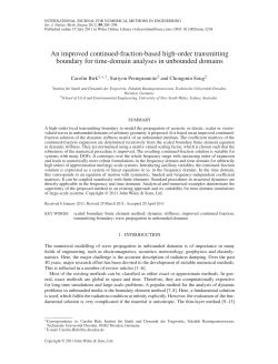 An improved continued‐fraction‐based high‐order transmitting
