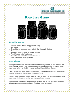 Rice Jars Game - The Group Travel Leader