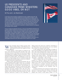 us presidents and canadian prime ministers: good vibes, or not