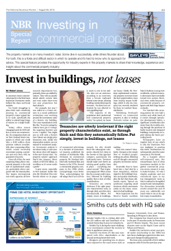 Investing in commercial property