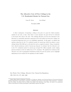 The Allocative Cost of Price Ceilings in the U.S. Residential Market