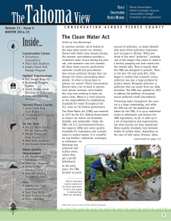 - Pierce Conservation District