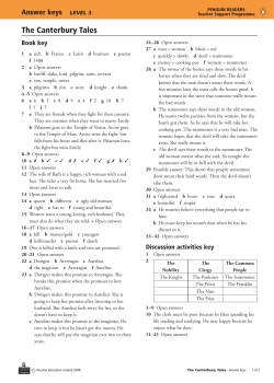 The Canterbury Tales