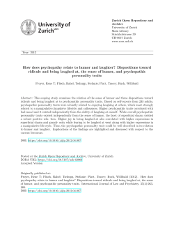 How does psychopathy relate to humor and laughter?