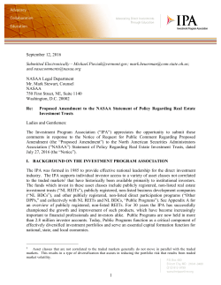 IPA Comment letter to NASAA re Concentration Limits 9-12-16