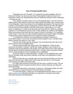 Easy Thanksgiving Meal Ideas 11.13.15