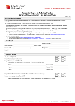 ADPP Scholarship Application - Future Students
