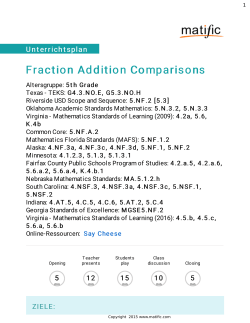 Fraction Addition Comparisons